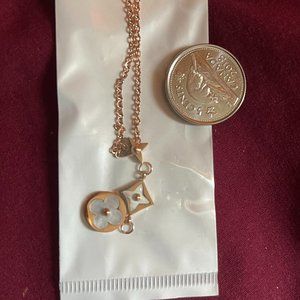 New Blooming Clover Lariat Charm Necklace